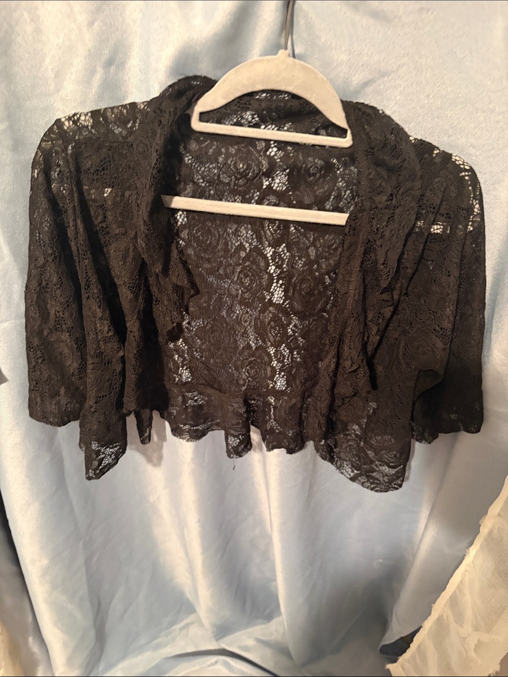 Black Lace Bolero Shrug - Women's Layering Jacket